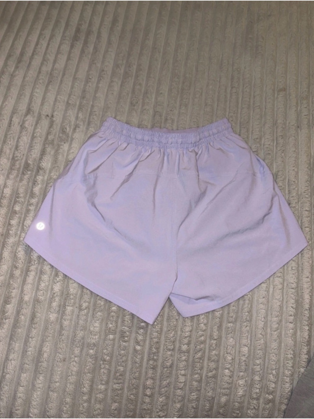 Lululemon Track That High-Rise Lined Short 3" Purple Athletic Shorts Size 2